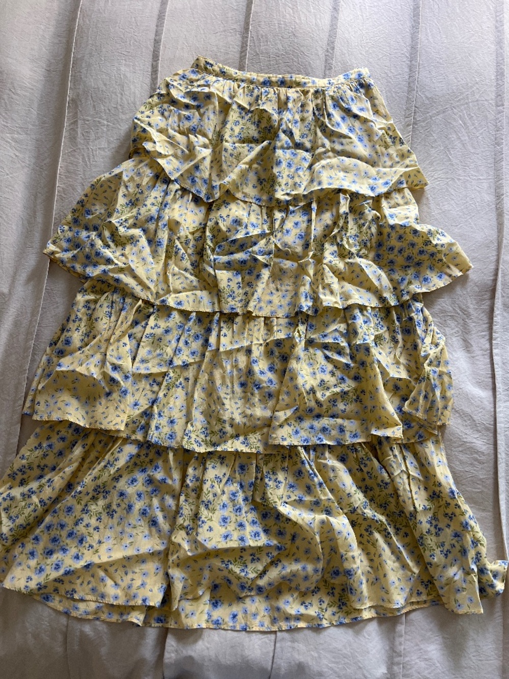 Abercrombie and Fitch Teared long summer skirt